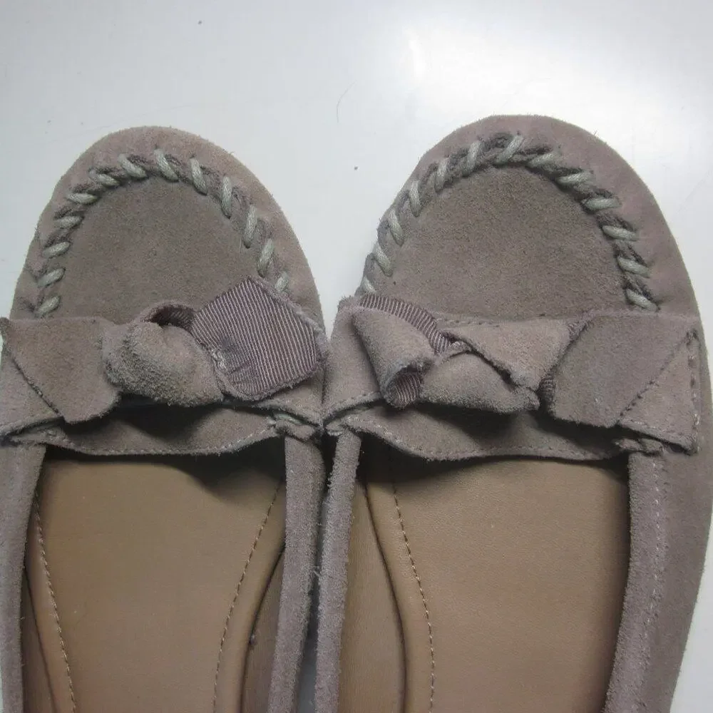 Elie Tahari suede flats